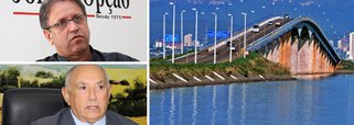 O MPE ingressou com Ação Civil Pública contra o consórcio formado pelas empresas Emsa, Rivoli SPA e Construsan, contra o ex-governador Siqueira Campos, o governador Marcelo Miranda, o ex-secretário de Infraestrutura José Edmar Brito Miranda, o ex-subsecretário de Infraestrutura Sérgio Leão e mais 25 servidores do antigo Dertins por irregularidades na construção da ponte Presidente Fernando Henrique Cardoso e do aterro que ligam os municípios de Palmas e Porto Nacional; a finalidade da ação é ressarcir os prejuízos causados aos cofres públicos, estimados em R$ 466 milhões, segundo valores atualizados até junho de 2017, por superfaturamento de preços e quantitativos, sobrepreço e serviços pagos indevidamente