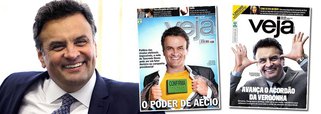 Mesmo tendo negociado propinas de R$ 2 milhões, que foram entregues em malas a seu primo Fred Pacheco, o senador Aécio Neves (PSDB-MG), responsável pela destruição da democracia brasileira, conseguiu ser blindado pelo STF e pelo Senado, no golpe "com Supremo, com tudo"; apesar disso, ele começa a ser abandonado pelos aliados da mídia que tentaram colocá-lo na presidência; Veja, que o apoiou, decidiu convertê-lo no novo símbolo da impunidade – posição que até recentemente era de Paulo Maluf; enquanto isso, a Folha, de Otávio Frias Filho, ordena que ele saia da vida pública; os barões da mídia, no entanto, ainda não se desculparam por embarcar no golpismo aecista, que derrubou uma presidente honesta e a imagem do Brasil