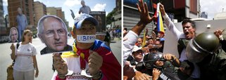 Os políticos opositores Leopoldo López e Antonio Ledezma, que estavam em regime de prisão domiciliar, foram presos novamente pelo Serviço Bolivariano de Inteligência (Sebin) da Venezuela na madrugada desta terça-feira (1º)