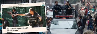O jornal britânico Financial Times publicou um longo texto sobre a situação do Rio de Janeiro um ano após os Jogos Olímpicos; Estado foi dominado por escândalos de corrupção, economia decrescente e por uma onda de crimes violentos, diz o periódico. "O Rio de Janeiro se tornou o símbolo mais marcante de tudo o que está acontecendo com o maior país da América Latina"