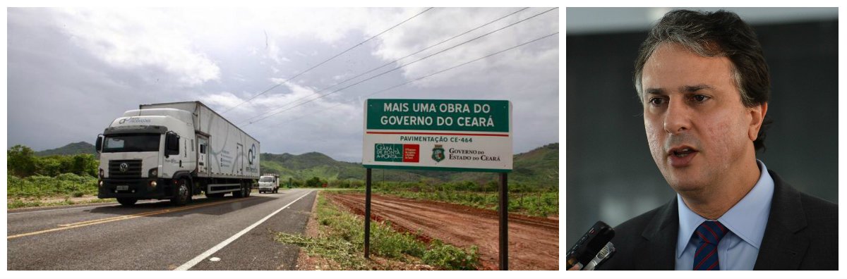 O Governador Camilo Santana assina, na manhã de hoje (31), em solenidade no Palácio da Abolição, a liberação de recursos para a nova etapa do Ceará de Ponta a Ponta - Programa de Logística e Estradas do Ceará, no valor de R$ 405,1 milhões em investimentos, atendendo 299,78 km de estradas que beneficiarão 27 municípios cearenses