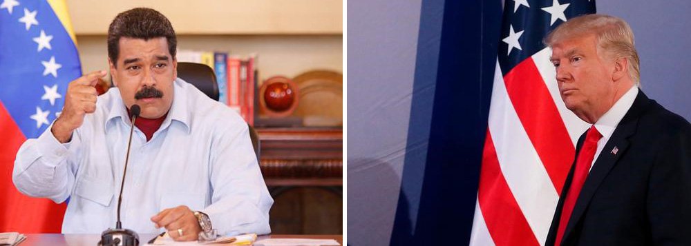 "Um porta-voz do imperador Donald Trump disse que eles não reconhecerão os resultados da eleição da Assembleia Constituinte da Venezuela", disse Maduro a uma plateia de apoiadores entusiasmados após a conclusão do pleito. "Por que diabos deveríamos nos importar com o que Trump diz?", acrescentou. "Nós nos importamos com o que o povo soberano da Venezuela diz"
