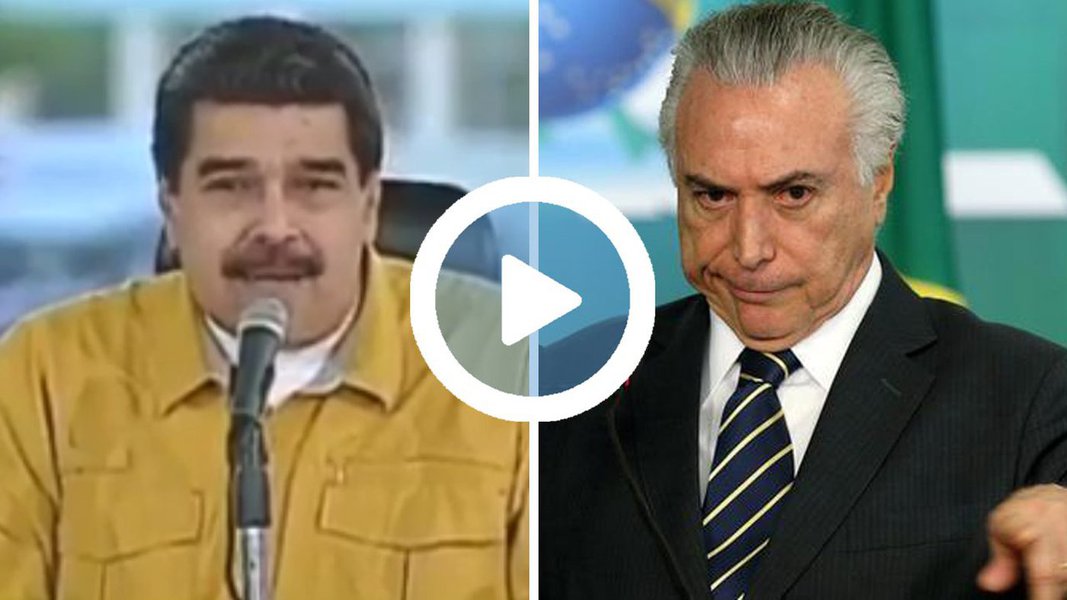 Neste final de semana, o presidente da Venezuela, Nicolás Maduro, comentou a situação política no Brasil; o presidente vizinho citou as gravações envolvendo Michel Temer, nas quais ele negocia suborno e propinas - para Maduro, Temer será destituído por já ter cumprido seu papel de "assassino político", ao comandar a destituição da presidenta Dilma Rousseff 