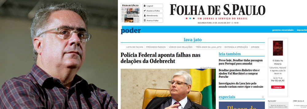 "O MPF está provando, agora, do veneno que criou com os jogos midiáticos. "Como passou a falar para o tribunal da mídia, está sendo condenado agora, pela PF, se valendo do mesmo tribunal. E será assim, daqui por diante. Do mesmo modo da opinião da delegada que defendeu a não concessão de benefícios a Sérgio Machado, por sua delação. Pode até ter razão, mas delegada questionar delação do MPF é da mesma natureza que procuradores de Curitiba questionarem o Ministro da Justiça. Provam do próprio veneno", afirmou o jornalista Luis Nassif 