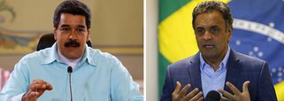 Líder do golpe que destruiu a economia e a democracia no Brasil, o senador Aécio Neves (PSDB-MG) pediu a união das democracias do mundo contra o regime de Nicolás Maduro, na Venezuela;  "A posição do Brasil pela liderança natural que exerce nessa região é absolutamente vital para o que conjunto das forças democráticas do mundo se manifestem e ajam, através dos organismos democráticos internacionais, para que seja colocado um fim a essa que talvez seja a mais violenta escalada autoritária dos tempos modernos", disse ele