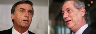 Deputado federal e pré-candidato à Presidência da República, Jair Bolsonaro (PSC-RJ) teceu elogios ao ex-ministro e também pré-candidato à Presidência Ciro Gomes (PDT-CE) e afirmou que ambos possuem "muito em comum"; "Temos muitas coisas em comum. Nossa defesa é pelo Brasil, mas pecamos às vezes pelas palavras que dizemos", disse; ainda segundo Bolsonaro, as pesquisas apontam uma polarização entre Lula e ele; "Está polarizado entre o lado Lula e o outro lado, eu. Mas Lula não sabe de nada e vem sendo hostilizado em Minas e não está conseguindo falar nada", afirmou