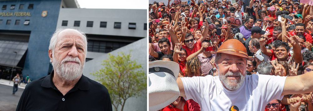 O ator Ary Fontoura, que interpreta o ex-presidente Lula no filma "Policia Federal - A lei é para todos", obra acusada de ser uma pela de propaganda política contra Lula e o PT, disse que ainda tem "certa admiração" pelo petista e que ele "está vivendo seu inferno astral"; "A dificuldade maior é fazer um personagem que está vivo e usar o nome dele. Ainda mais tendo uma certa admiração por ele [Lula], porque, bem ou mal, eu tenho uma admiração pela história dele" disse o ator; "É um inferno astral em que ele está. Todos nós temos o nosso céu, o nosso inferno"