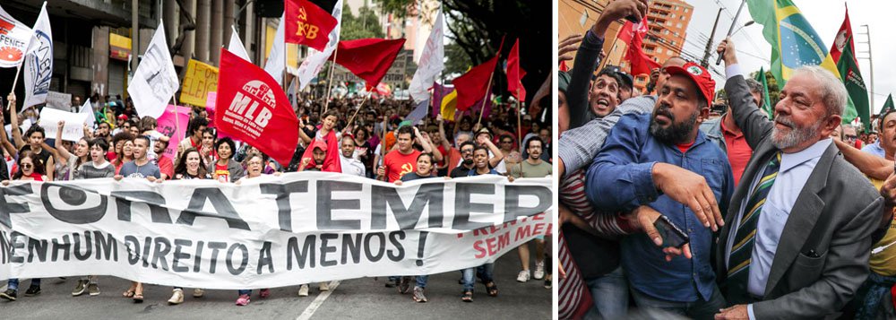 Em novo artigo, Aldo Arantes, que foi deputado constituinte em 1988, diz que não basta à esquerda lutar pelo "Fora Temer" e para que o ex-presidente Luiz Inácio Lula da Silva, condenado sem provas, tenha o direito de disputar as próximas eleições – se houver; "Trata-se de reconquistar a hegemonia política e de ideias junto ao povo brasileiro. E não basta a luta política. Nas novas condições da luta é fundamental a luta de ideias que tem faltado à esquerda. Não se trata de uma tarefa fácil. Mas é a única alternativa possível para a retomada da iniciativa política", diz ele; "A hora não é de pessimismo, mas de luta"