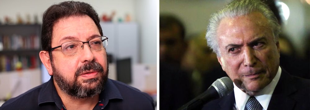 "Se a concentração de renda despencou no Brasil ao longo dos governos petistas durante mais de uma década, a partir do governo Temer ela começou a aumentar e com a dita 'reforma trabalhista' irá explodir, provavelmente voltando ao tempo da ditadura militar, quando atingiu os níveis mais altos da história deste país.", diz Eduardo Guimarães, editor do Blog da Cidadania