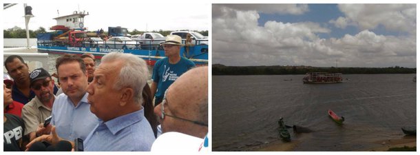 Em Penedo, depois de percorrer o Rio São Francisco, o governador Renan Filho (PMDB) anunciou a criação de um grupo de trabalho em defesa do Velho Chico; acompanhado do governador de Sergipe, Jackson Barreto (PMDB), Renan disse que a ideia é encontrar saídas para os problemas do rio, que vem diminuindo de vazão ao longo dos últimos anos; já Jackson Barreto criticou a visão dedicada à questão pelo Ministério das Minas e Energias, que estaria preocupado apenas com a geração de energia
