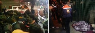 O prefeito João Doria se fantasiou de funcionário da Defesa Civil e foi distribuir esta noite cobertores para moradores de rua, no bairro de Santa Cecília, em São Paulo, depois da denúncia de que funcionários da prefeitura jogavam água para acordá-los. Resultado: pessoas o expulsaram. Alguns seguravam cartazes com a palavra “Assassino”