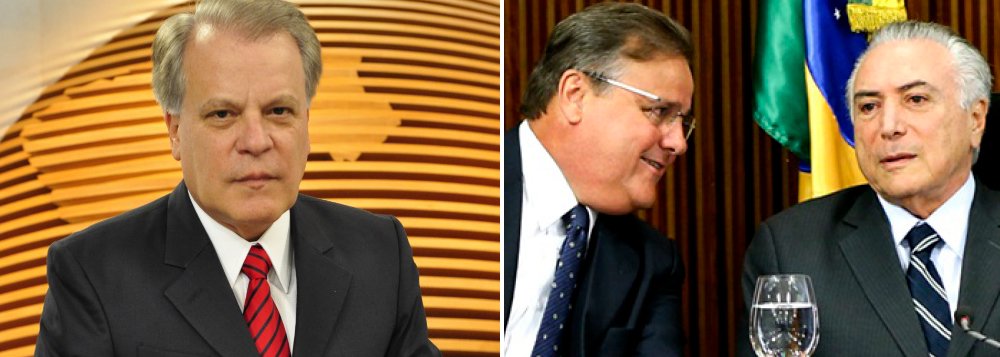 Jornalista Chico Pinheiro criticou o ex-ministro Geddel Vieira Lima, parceiro de Michel Temer na arrecadação e distribuição de propinas no PMDB, que foi preso pela Polícia Federal nesta sexta-feira, 8; "Temer indicou Geddel ministro de Lula. Temer indicou Geddel para a Caixa com Dilma. Temer o fez seu ministro. E Geddel não explica os 51 mi!", disse o apresentador do Bom Dia Brasil, da TV Globo, em sua página no Twitter