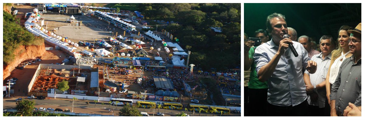 O governador Camilo Santana abriu neste domingo (9), a Expocrato, no Parque de Eventos Pedro Felício Cavalcante. A Expocrato é a maior feira agropecuária do Norte e Nordeste e reúne agenda de negócios e atividades culturais. O evento prossegue até 16 de julho, com agenda de negócios e atividades culturais