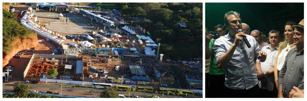 O governador Camilo Santana abriu neste domingo (9), a Expocrato, no Parque de Eventos Pedro Felício Cavalcante. A Expocrato é a maior feira agropecuária do Norte e Nordeste e reúne agenda de negócios e atividades culturais. O evento prossegue até 16 de julho, com agenda de negócios e atividades culturais