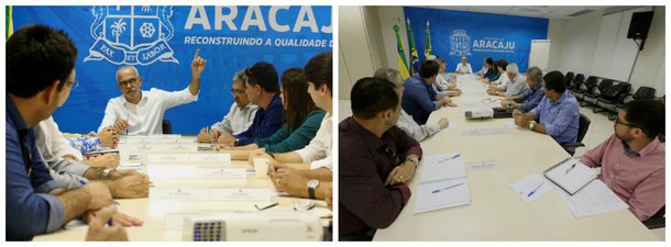 O prefeito Edvaldo Nogueira reuniu todo o secretariado para fazer um balanço dos nove meses de gestão; no encontro ele reforçou a necessidade de se manter a austeridade nas contas municipais, diante da perspectiva de redução do repasse do Fundo de Participação dos Municípios (FPM); o tesouro nacional prevê uma redução, em novembro e dezembro, de 41% na verba; “As medidas de contenção de gastos serão mantidas na prefeitura. Até setembro, mantivemos uma redução de despesas com custeio da máquina de mais de 20%, o que manteve Aracaju no primeiro lugar, entre as capitais do Nordeste, que mais fez economia e nos fez avançar para o segundo lugar entre todas as capitais do país", explicou o prefeito