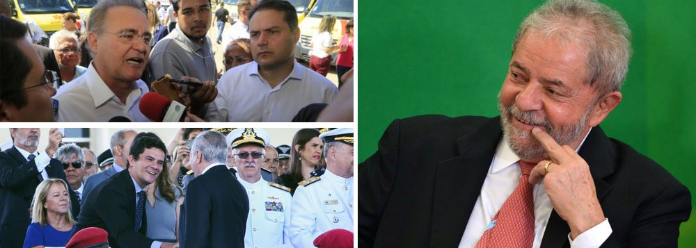 O senador Renan Calheiros (PMDB-AL) afirmou, em Maceió, que o presidente Michel Temer “tem perdido as condições de governar paulatinamente e essa agenda (reforma trabalhista) única é uma estreiteza inadmissível. Precisa de uma agenda ampla que diminua os conflitos para que o país retome o leito natural e volte a crescer”; ele também criticou a decisão do juiz Sérgio Moro, que condenou o ex-presidente Lula: “não há provas contra o ex-presidente e as informações prestadas pelas testemunhas não são robustas”