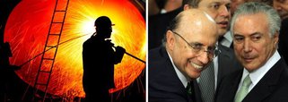 A depressão econômica produzida por Michel Temer e Henrique Meirelles fará com que a indústria siderúrgica nacional volte aos níveis de 2005, segundo aponta o Instituto Aço Brasil; a entidade também prevê que só retomará o recorde do setor, alcançado em 2013, no governo da presidente legítima Dilma Rousseff, em 2028, ou seja daqui a 11 anos; entre os fatores que pesaram para a destruição do setor estão a redução do mercado interno, promovida por Temer e Meirelles, e a destruição das construtoras e da indústria naval brasileira – dois setores atingidos pela Lava Jato; Marco Polo Mello Lopes, presidente do Aço Brasil, diz que a realidade nacional não bate com o discurso do Palácio do Planalto