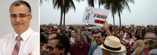 jornalista Kennedy Alencar classificou nesta segunda-feira, 29, como "significativo" o ato no Rio de Janeiro a favor de eleição direta para presidente, nesse domingo, 28, que reuniu 100 mil pessoas; "A manifestação de ontem mostra que não será fácil adotar eleição indireta no Congresso, porque parte da sociedade resistirá e defenderá modificação constitucional para permitir pleito direto", afirmou; segundo o jornalista, é um erro subestimar o potencial de um movimento por eleição direta