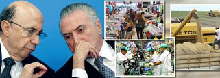 Avanço de 1% do PIB no primeiro trimestre do ano, celebrado por Michel Temer no Twitter como "o fim da recessão", e como "um dia histórico" pelo ministro da Fazenda, Henrique Meirelles, significa, na realidade, o crescimento específico da agropecuária e da demanda externa (exportações); enquanto isso, a demanda interna — consumo das famílias e investimentos — continua em queda e com resultados piores que os esperados