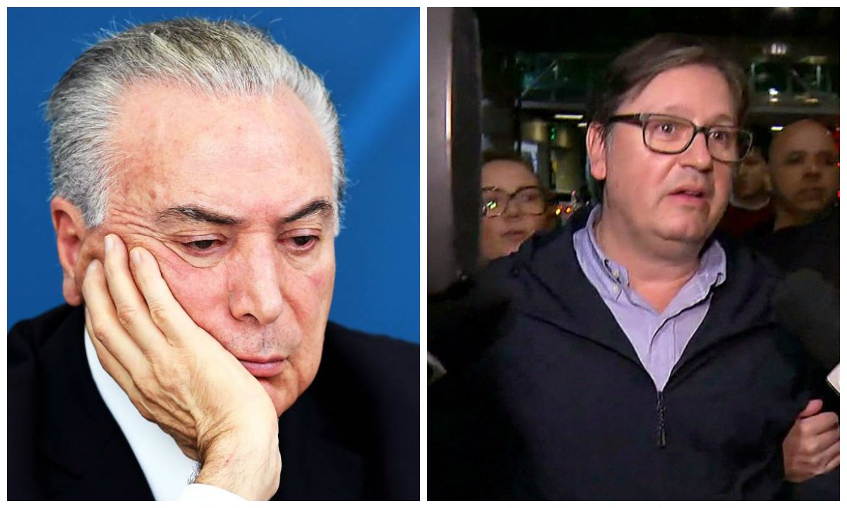 Michel Temer e deputado Rodrigo da Rocha Loures (PMDB-PR),  pego com mala com propina de R$ 500 mil paga pela JBS