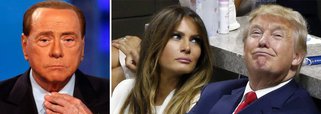 O ex-primeiro-ministro italiano Silvio Berlusconi, que se retrata como um conquistador, disse nesta sexta-feira que o que mais gosta sobre o presidente dos Estados Unidos, Donald Trump, é a mulher dele, Melania; "No que se refere a Trump, eu posso dizer, que como muitos homens e mulheres, eu gosto da Melania. Pela sua beleza, seu estilo e também pelo seu charme"