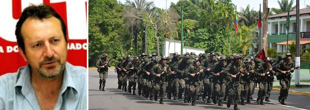 A CUT-RS criticou o projeto do governo José Ivo Sartori “Exército nas Escolas”, que prevê atividades das Forças Armadas para estudantes de ensino médio; segundo a CUT-RS, a iniciativa lembra os tempos sombrios da ditadura militar (1964-1985), quando havia a disciplina “Educação, Moral e Cívica” e os feitos dos generais eram exaltados nas salas de aula; presidente da entidade, Claudir Nespolo diz que “Não é função dos militares ensinar princípios e valores para os nossos jovens nas escolas. O que necessitamos é de concursos públicos para termos mais professores e precisamos de valorização e qualificação para os educadores”