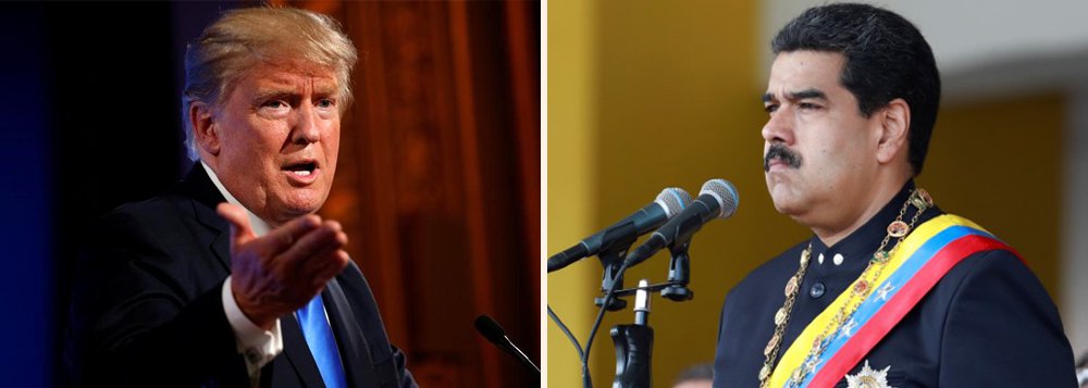 EUA estão considerando todas as opções de sanções contra a Venezuela, incluindo contra o setor petrolífero do país, segundo um porta-voz da administração dos EUA; "Consideramos todas as opções," disse; "Qualquer um que decida aderir à Assembleia Nacional Constituinte deve saber que seu papel em minar os processos democráticos e as instituições na Venezuela pode expôr o país a novas sanções dos EUA", completou; mais cedo, o Departamento do Tesouro dos EUA informou que submeteu uma lista de sanções a 13 indivíduos ligados ao governo do presidente Nicolás Maduro