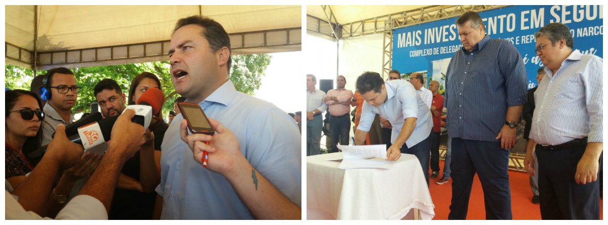 O governador Renan Filho (PMDB) afirmou, durante a assinatura da ordem de serviço para construção de novas delegacias especializadas em Maceió, que o Estado vai ampliar o número de vagas no sistema prisional; o investimento será possível graças ao repasse de R$ 42 milhões em recursos federais; o governador disse que convocará a reserva técnica da Polícia Civil para atuar nas novas unidades que estão sendo construídas