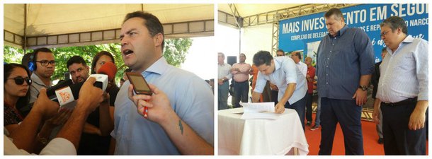 O governador Renan Filho (PMDB) afirmou, durante a assinatura da ordem de serviço para construção de novas delegacias especializadas em Maceió, que o Estado vai ampliar o número de vagas no sistema prisional; o investimento será possível graças ao repasse de R$ 42 milhões em recursos federais; o governador disse que convocará a reserva técnica da Polícia Civil para atuar nas novas unidades que estão sendo construídas
