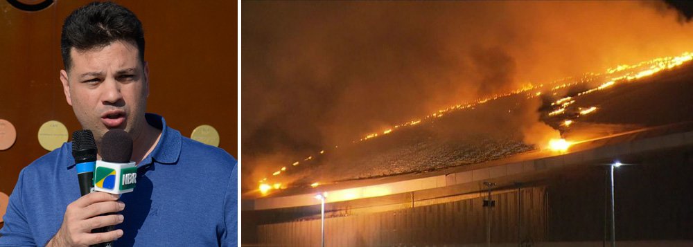 A indicação sobre o que causou o incêndio que atingiu o velódromo do Parque Olímpico do Rio, na Barra da Tijuca, partiu de nota divulgada pelo ministro dos Esportes, Leonardo Picciani; no seu perfil do Facebook, o ministro do Esporte, Leonardo Picciani, lamentou o incêndio e apontou que o fogo pode ter sido causado por um balão que caiu no local; perícia sobre a causa do incêndio ficará a cargo do Instituto Carlos Éboli, da Polícia Civil