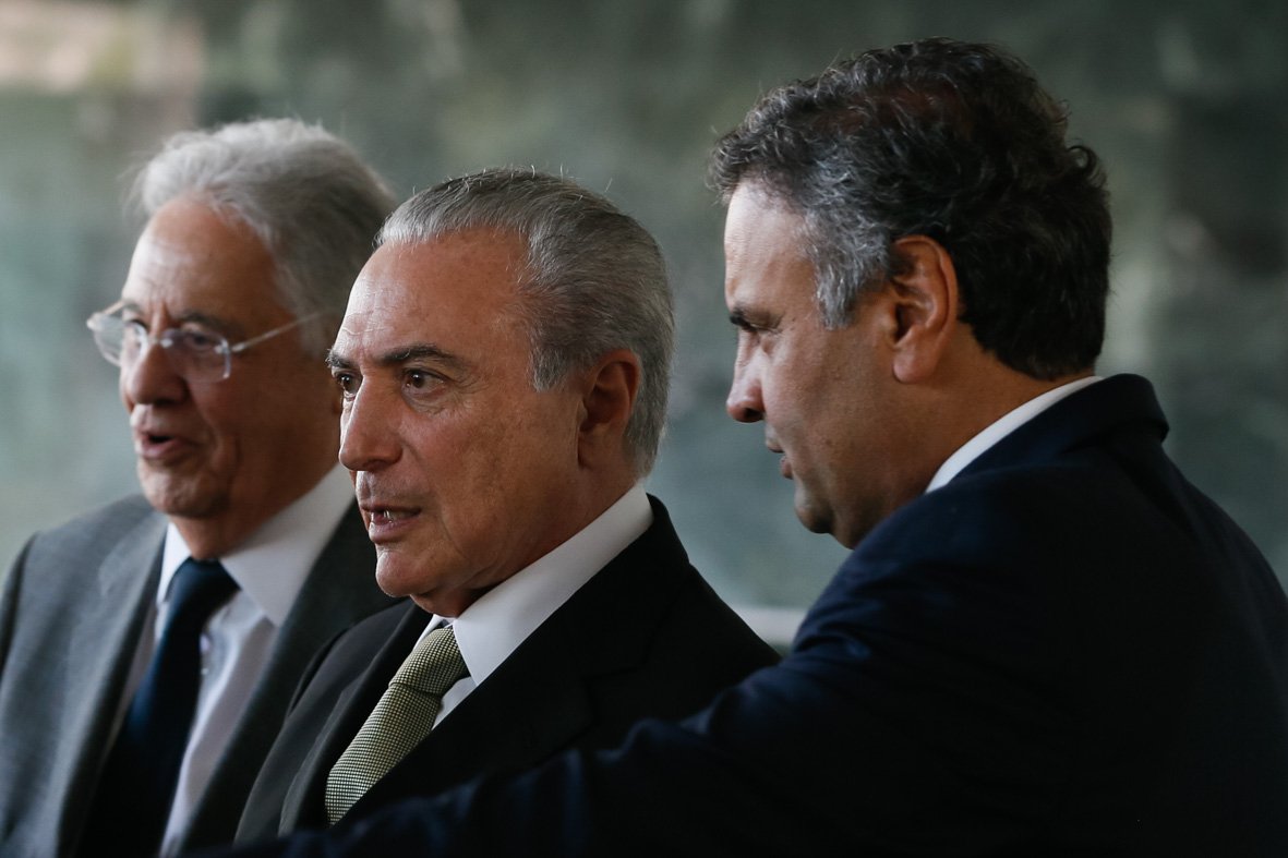 (Brasília - DF 25/11/2016) Presidente Michel Temer recebe lideranças do PSDB para almoço no Palácio da Alvorada. Foto: Beto Barata/PR
