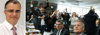 "O que aconteceu ontem mostra a capacidade do líder do PMDB no Senado, Renan Calheiros, de criar problemas", avalia o colunista Kennedy Alencar sobre a derrota da reforma trabalhista de Michel Temer na Comissão de Assuntos Sociais do Senaso; "Politicamente, há um sangramento na base de apoio do governo no Congresso", diz o jornalista; "Se os obstáculos aumentaram em relação à trabalhista, outra reforma mais complicada, a da Previdência, fica em situação ainda mais difícil", avisa Kennedy