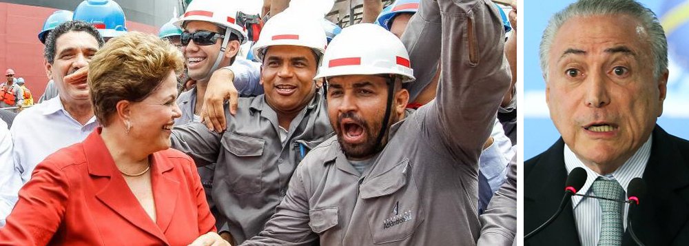 Indicador divulgado pelo IBGE nesta sexta-feira revela a catástrofe brasileira: depressão econômica produzida pelo golpe produziu 13,5 milhões de desempregados; no fim de 2014, último ano em que a presidente Dilma Rousseff conseguiu governar, o Brasil alcançou a menor taxa de desemprego de sua história, que era de 4,8%; estrago foi consequência da sabotagem promovida pelo Congresso, capitaneada por Aécio Neves e Eduardo Cunha com o "quanto pior, melhor", para promover o golpe, e da quebra de setores como os de construção, óleo e gás e indústria naval