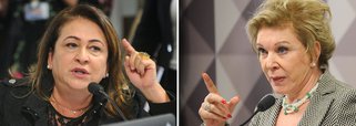 Comissão de Assuntos Sociais (CAS) do Senado se prepara para votar, no início da tarde de hoje (20), o relatório de Ricardo Ferraço (PSDB-ES) sobre o projeto de "reforma" da legislação trabalhista; presidenta da colegiado, Marta Suplicy (PMDB-SP), discutiu com a senadora Kátia Abreu (PMDB-TO), que sugeriu a saída de Marta; "Se a senhora está incomodada, retire-se da comissão e deixe outro em seu lugar. Trate as pessoas com respeito", disse Kátia; "Estou tratando", respondeu a senadora paulista