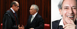 O colunista José Simão ironizou o resultado do julgamento que livrou Michel Temer da cassação no TSE; "Temer mandou uma cesta de Dia dos Namorados pro Gilmar Mendes! Dois ursinhos de pelúcia branquinhos e fofinhos, uma geleia de marmelada marca TSE, uma toga de oncinha e o bilhete: Te amo!", escreve