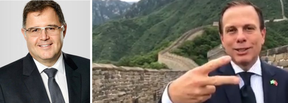 Jornalista Luis Costa Pinto criticou o prefeito de São Paulo, cujos assessores pediram que chineses fizessem o gesto da vitória com a mão e gritassem "Acelera", o slogan de Doria, durante sua passagem pela China; "Doria é um cretino. Isso todos sabemos. Mas dizer que Doria é um cretino era, até aqui, apenas uma forma de xingá-lo. Creio, contudo, que há algo mais grave: Doria, na verdade, é um cretino patológico. Isso muda o problema de patamar e demanda internação - a dele e a de quem acha que esse cretino patológico pode ir além do que a Prefeitura de São Paulo", afirmou o jornalista 