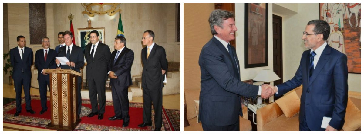 Durante visita de trabalho ao Marrocos, o presidente da Comissão de Relações Exteriores e Defesa Nacional do Senado, Fernando Collor (PTC/AL), tratou de temas relativos ao aprofundamento das relações bilaterais entre o Brasil e aquele país africano, com destaque para os entendimentos referentes à assinatura de acordo entre o Mercosul-Marrocos; o governo marroquino examina data proposta informalmente pelo Brasil para a realização de reunião Mercosul-Marrocos, em Brasília, em setembro