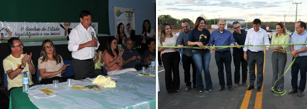 O governador Wellington Dias inaugurou o rodoanel do município de São Raimundo Nonato; a obra foi executada pela Secretaria de Estado da Infraestrutura (Seinfra) e tem 2,5 km de extensão asfáltica em Concreto Betuminoso Usinado Quente (CBUQ), evitando que os carros de grande porte passem pelo Centro da cidade; “São Raimundo Nonato é uma cidade turística, belíssima. A cidade de Dom Inocêncio, que será canonizado pelo Vaticano, e que será cada vez mais conhecida. Aqui tem um trânsito muito pesado, principalmente vindo da Bahia”, disse
