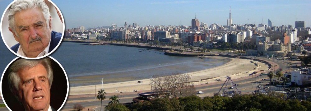 Enquanto Argentina e Brasil lidam com crises política e econômica, o Uruguai se mostra uma ilha de tranquilidade na América do Sul; estabilidade econômica, política e fiscal, aliadas à distribuição de renda, fizeram o Uruguai obter 15 anos de crescimento econômico ininterrupto