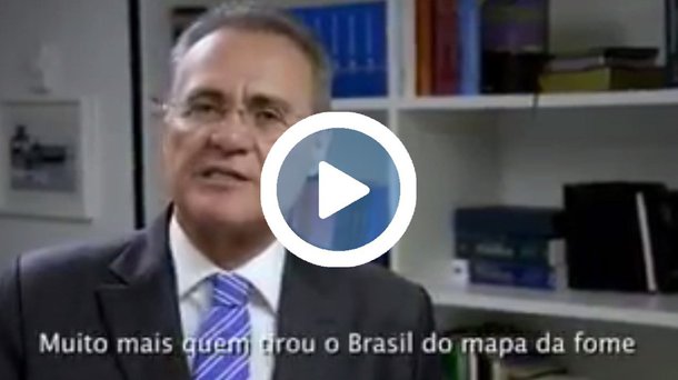 Ex-líder do PMDB e agora na oposição ao governo Temer, o senador Renan Calheiros (PMDB-AL) diz em vídeo que "condenar sem provas é sempre inadmissível, muito mais quem tirou o Brasil do mapa da fome e foi reconhecido pelos líderes mundiais"; para Renan, a sentença proferida pelo juiz Sergio Moro, que ele chama de "erro", "certamente será reparado"