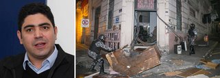 Questionado pela Rádio Guaíba se poderia falar sobre a reintegração de posse de cerca de 70 famílias que ocupavam um prédio no centro de Porto Alegre, na qual houve ação violenta da Brigada Militar, com a agressão e a prisão de um deputado estadual, além de outras sete pessoas, ele respondeu: "Não estou muito inteirado desse assunto. Não é conosco. Te ligo daqui a pouco"