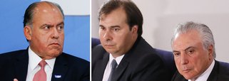 O presidente da Câmara, Rodrigo Maia (DEM-RJ), esteve com Michel Temer na manhã deste domingo 9; saiu e foi até a residência de Paulo Tonet Camargo, vice-presidente de Relações Institucionais do Grupo Globo, onde foi recebido para um almoço