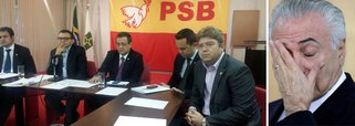 Divisão no PSB provocada pelo racha dos que defendem a saída e os que querem a permanência de Michel Temer do poder, além da proximidade das eleições para a presidência da legenda em outubro, deverá ficar ainda mais profunda em função da articulação para tirar dois membros dos quatro membros do partido da Comissão de Constituição e Justiça (CCJ) da Câmara, de maneira que todos os votos socialistas na comissão sejam pela aceitação da denúncia contra ele; partido se movimenta para substituir Danilo Forte (CE) e Fabio Garcia (MT), considerados governistas, por Danilo Cabral (PE) e Hugo Leal (RJ), o que poderá aprofundar a crise interna na legenda