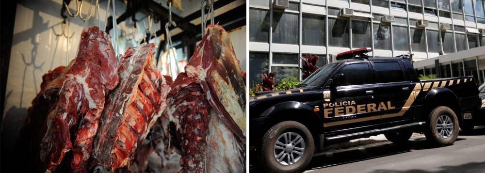 Polícia Federal está nas ruas cumprindo três mandados de busca e apreensão e um mandado de prisão preventiva, no âmbito da 2ª etapa da Operação Carne Fraca; Operação Antídoto, deflagrada nesta quarta-feira (31), ocorre em Goiás, tem como alvo central um ex-superintendente regional do Ministério da Agricultura, Pecuária e Abastecimento (Mapa) no Estado, que teria sido flagrado em interceptações telefônicas destruindo provas ligadas às investigações