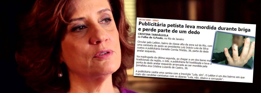 Jornalista Fernando Brito lembra que essa onda de brutalidade da qual reclama a colunista do Globo Miriam Leitão não é nova e nem sempre para em palavras; "Espero que os que se ofenderam com palavras também se ofendam com mordidas. E a uma mulher. E vinda de quem tem cabelos louros e alto nível social.Ou será que vamos deixar que o ódio acabe por nos levar a vivermos num canil? A matriz do ódio, que ninguém se iluda, está na mídia", diz Brito