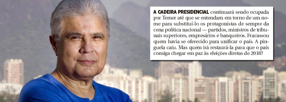 O jornalista Ricardo Noblat excluiu o povo como um ator relevante da política nacional; ao comentar os envolvidos nas discussões para solucionar a atual crise, o colunista citou "partidos, ministros de tribunais superiores, empresários e banqueiros", mas nada da população... 