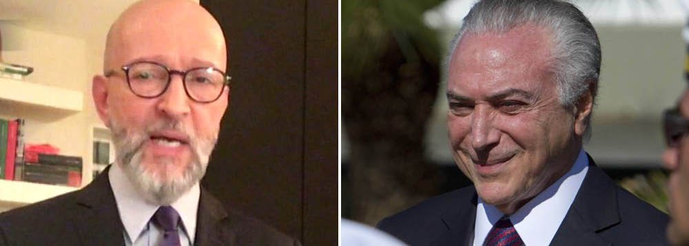 "Alguém precisa dizer a Temer que falta à sua estratégia de defesa a densidade de meio quilo de explicações. Depois de pedir prazo para responder ao interrogatório da Polícia Federal, Temer informou ao Supremo que não responderá às perguntas. Seu silêncio é eloquente", afirma o jornalista; para Josias de Souza, Temer é "um presidente apaixonado pelo erro. E plenamente correspondido"