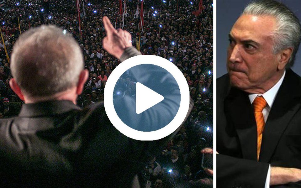 Em entrevista ao site Brasil de Fato pouco antes de discursar para milhares de pessoas na avenida Paulista, o ex-presidente Lula atacou a agenda de reformas de Michel Temer e voltou a pedir sua saída; "Se o Temer tivesse um mínimo de compromisso com o povo, ele renunciaria", disse; Lula também agradeceu à população que foi às ruas em várias capitais demonstrar apoio a ele; "Eu queria dizer ao povo brasileiro que ir para a rua é um instrumento para que a gente consiga conquistar e consolidar a democracia no Brasil. Não é fácil o processo democrático, ele sofre, no Brasil, golpes, de tempos em tempos. Eu quero agradecer às pessoas que vêm para a rua, que acreditam, que lutam, pois somente assim a gente vai consolidar a democracia no Brasil"; assista 