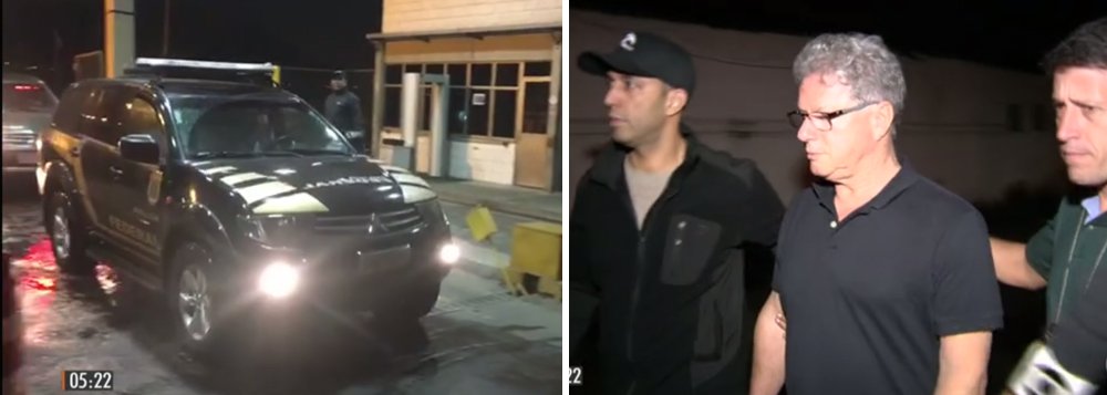 Ele tentava embarcar para Lisboa quando foi abordado por policiais da Força Tarefa da Lava-Jato. Com base em investigações do Ministério Público Federal e da PF, o juiz Marcelo Breta, da 7ª Vara Federal Criminal, expediu o mandado de prisão