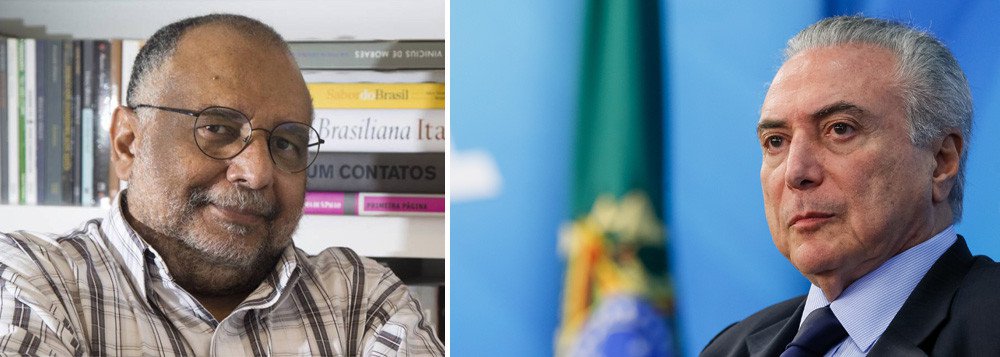 Colunista do Globo Jorge Bastos Moreno afirma que, "a esta altura", o gesto de Temer, que depois de negar, acabou reconhecendo ter voado em uma aeronave do empresário Joesley Batista, "só seria louvável se também devolvesse em dinheiro do seu bolso os custos dessa viagem"